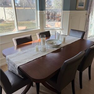 Classic White / Cream Linen Table Runner